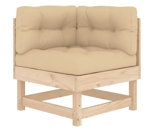 8-Daļīgs Dārza Atpūtas Mēbeļu Komplekts Ar Matračiem, Masīvkoks Vidaxl