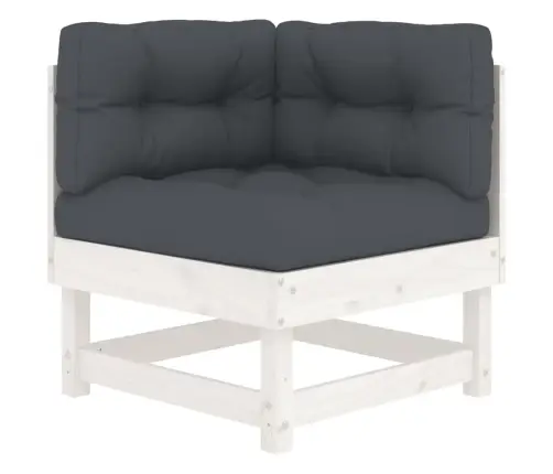 8-Daļīgs Dārza Atpūtas Mēbeļu Komplekts Ar Matračiem, Masīvkoks Vidaxl