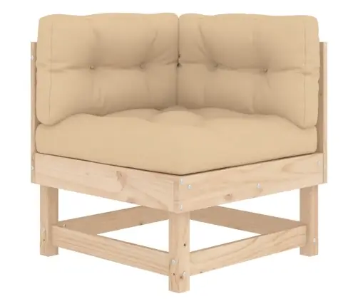 8-Osaline Aia Mööblikomplekt Patjadega, Täispuit