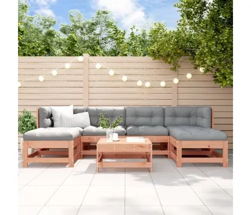 7-Daļīgs Dārza Atpūtas Mēbeļu Komplekts Ar Matračiem, Egle Vidaxl