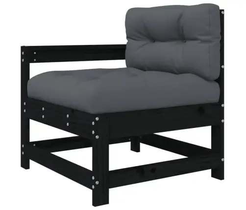 7-Daļīgs Dārza Atpūtas Mēbeļu Komplekts Ar Matračiem, Masīvkoks Vidaxl