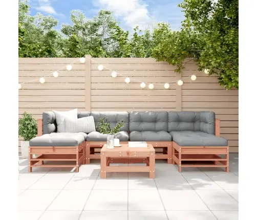 7-Daļīgs Dārza Atpūtas Mēbeļu Komplekts Ar Matračiem, Egle Vidaxl