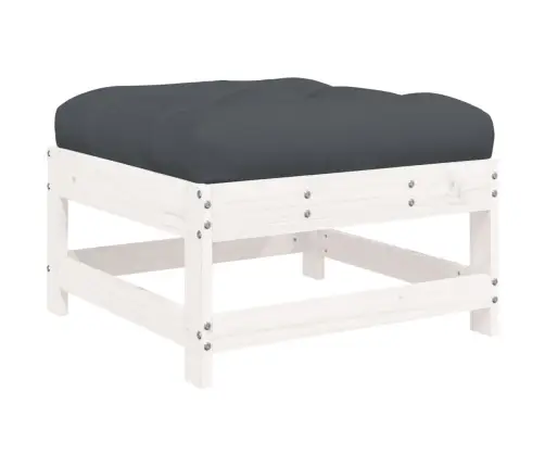 7-Daļīgs Dārza Atpūtas Mēbeļu Komplekts Ar Matračiem, Masīvkoks Vidaxl