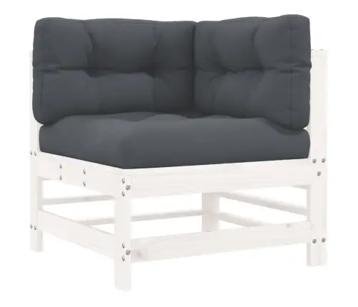 7-Daļīgs Dārza Atpūtas Mēbeļu Komplekts Ar Matračiem, Masīvkoks Vidaxl