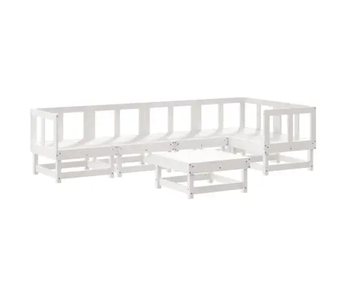 6-Daļīgs Dārza Atpūtas Mēbeļu Komplekts Ar Matračiem, Masīvkoks Vidaxl