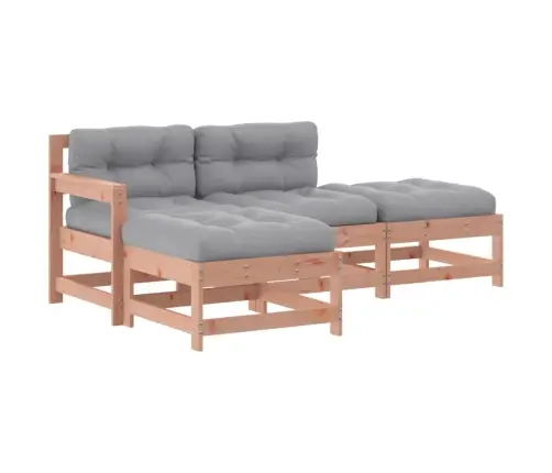 4-Daļīgs Dārza Atpūtas Mēbeļu Komplekts Ar Matračiem, Egle Vidaxl