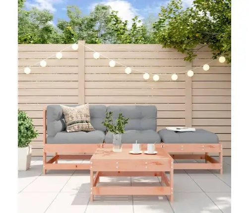 4-Daļīgs Dārza Atpūtas Mēbeļu Komplekts Ar Matračiem, Egle Vidaxl