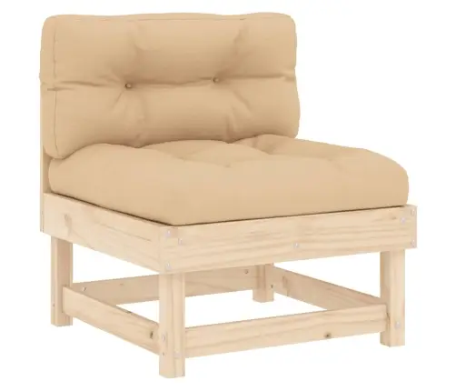 5-Osaline Aiamööbli Komplekt Patjadega, Täispuit