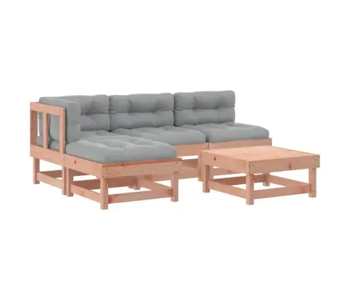 5-Daļīgs Dārza Atpūtas Mēbeļu Komplekts Ar Matračiem, Egle Vidaxl