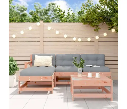 5-Daļīgs Dārza Atpūtas Mēbeļu Komplekts Ar Matračiem, Egle Vidaxl