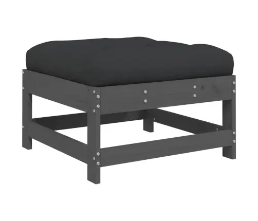 5-Osaline Aiamööbli Komplekt Patjadega, Hall, Täispuit