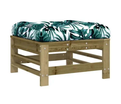 5-Osaline Aiamööbli Komplekt Patjadega, Immutatud Männipuit