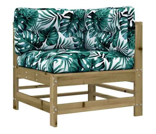 Sodo Komplektas Su Pagalvėlėmis, 10 Dalių, Impregnuota Pušis