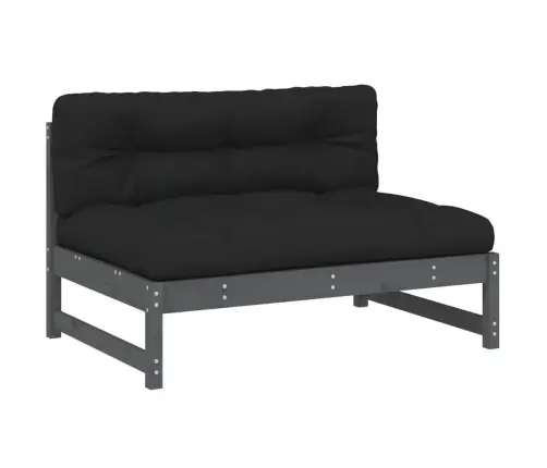 2-Daļīgs Dārza Atpūtas Mēbeļu Komplekts Ar Matračiem, Masīvkoks Vidaxl