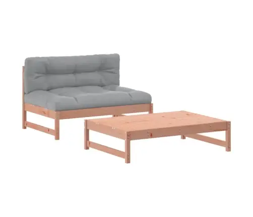 2-Daļīgs Dārza Atpūtas Mēbeļu Komplekts Ar Matračiem, Egle Vidaxl