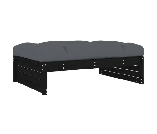 2-Daļīgs Dārza Atpūtas Mēbeļu Komplekts Ar Matračiem, Masīvkoks Vidaxl