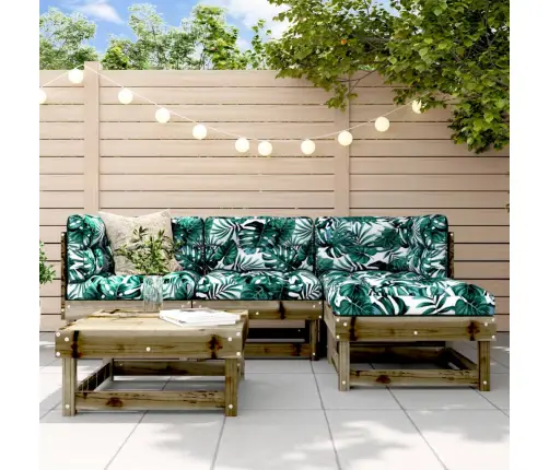 5-Osaline Aiamööbli Komplekt, Immutatud Männipuit