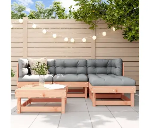 5-Daļīgs Dārza Atpūtas Mēbeļu Komplekts Duglasa Egles Masīvkoks Vidaxl