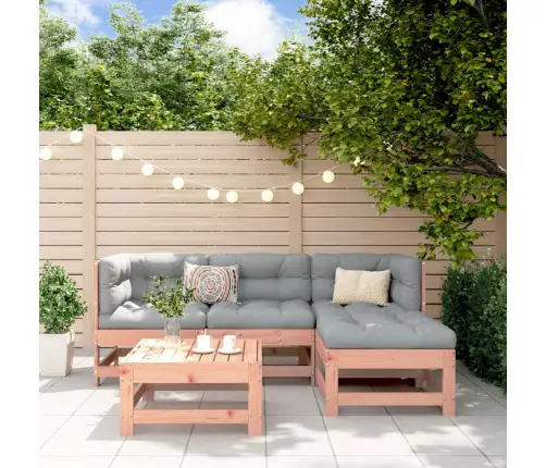 Sodo Poilsio Baldų Komplektas, 5 Dalių, Douglas Eglės Masyvas