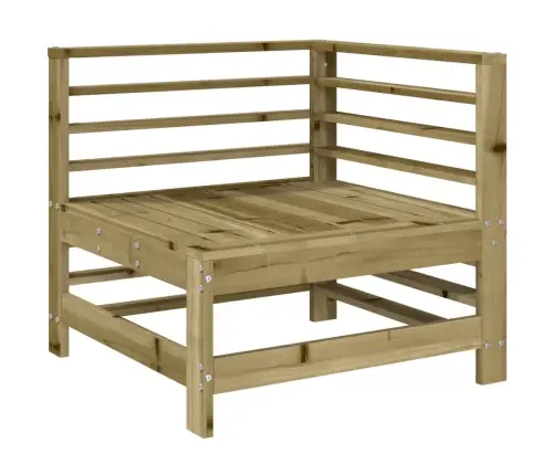 7-Daļīgs Dārza Mēbeļu Komplekts, Impregnēts Priedes Koks Vidaxl