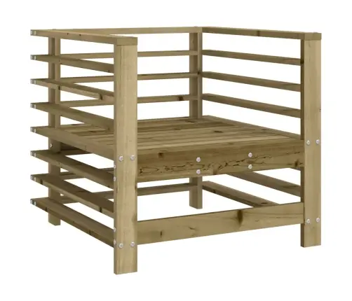 7-Daļīgs Dārza Mēbeļu Komplekts, Impregnēts Priedes Koks Vidaxl