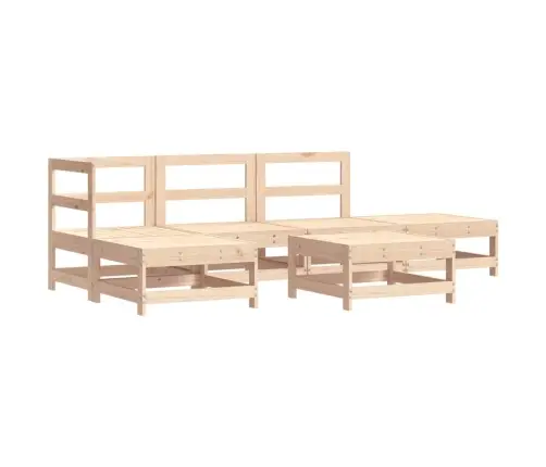 6-Daļīgs Dārza Atpūtas Mēbeļu Komplekts, Priedes Masīvkoks Vidaxl