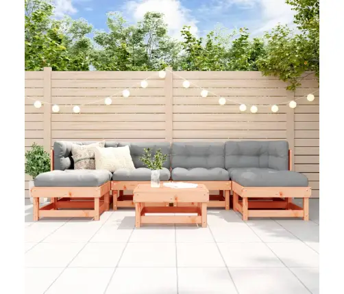 7-Daļīgs Dārza Mēbeļu Komplekts, Duglasa Egles Masīvkoks Vidaxl