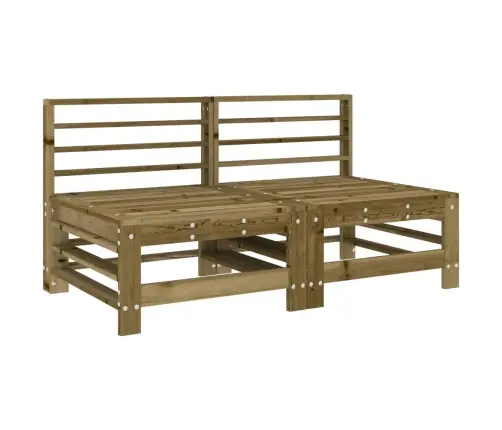 7-Osaline Aiamööbli Komplekt, Immutatud Männipuit