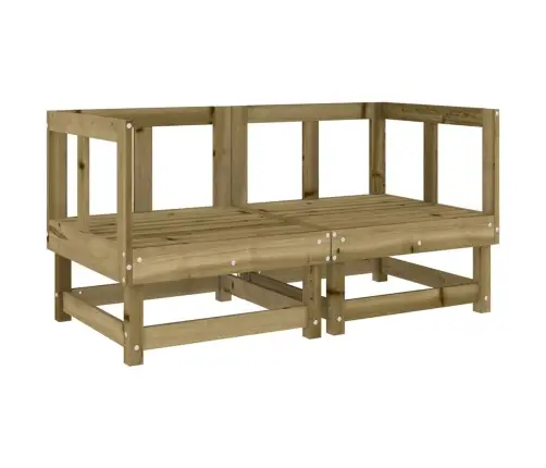 Sodo Poilsio Baldų Komplektas, 11 Dalių, Impregnuota Pušis