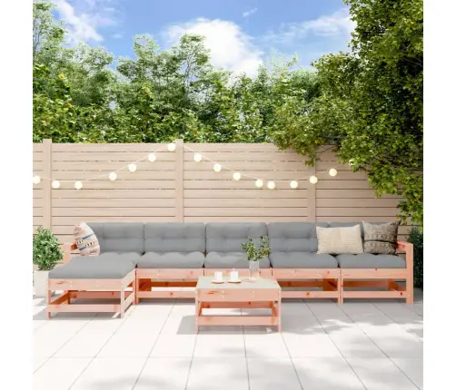 7-Osaline Aiamööbli Komplekt, Ebatsuuga Puit