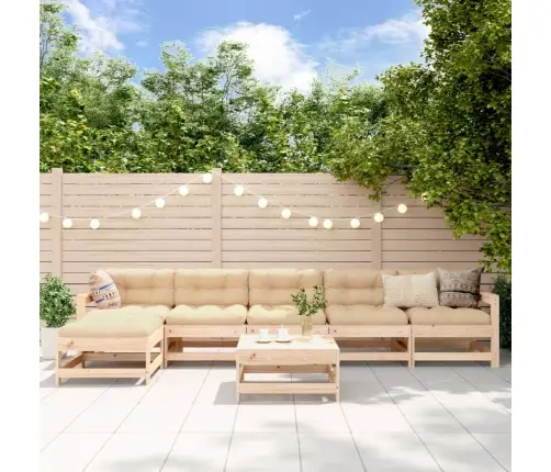 7-Daļīgs Dārza Mēbeļu Komplekts, Priedes Masīvkoks Vidaxl