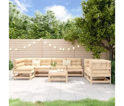 8-Osaline Aiamööbli Komplekt, Männipuit