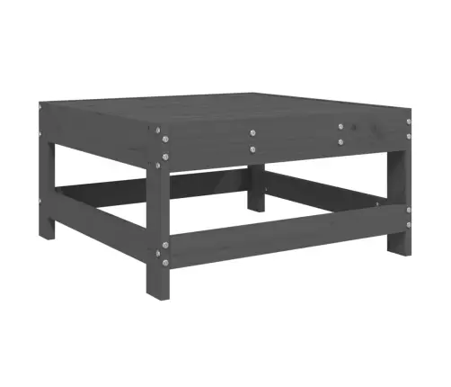 6-Daļīgs Dārza Mēbeļu Komplekts, Pelēks Priedes Masīvkoks Vidaxl