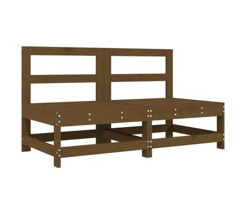 6-Daļīgs Dārza Mēbeļu Komplekts, Brūns Priedes Masīvkoks Vidaxl