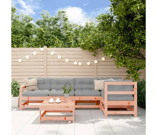 6-Osaline Aiamööbli Komplekt, Ebatsuuga Puit