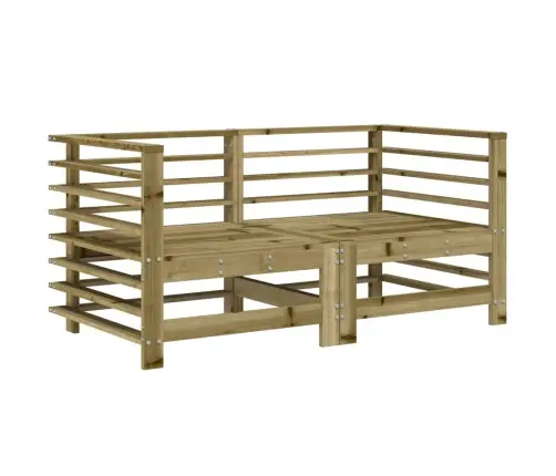 Sodo Poilsio Baldų Komplektas, 6 Dalių, Impregnuota Pušis