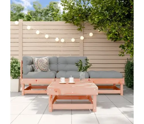 4-Osaline Aiamööbli Komplekt, Ebatsuuga Puit