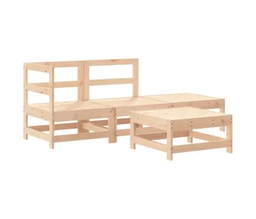 4-Daļīgs Dārza Atpūtas Mēbeļu Komplekts, Priedes Masīvkoks Vidaxl