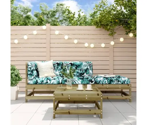 4-Osaline Aiamööbli Komplekt, Immutatud Männipuit