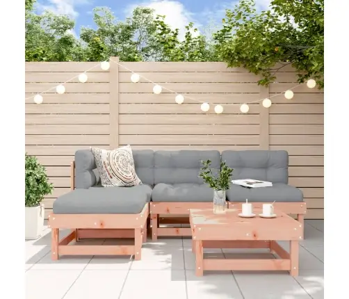 5-Daļīgs Dārza Atpūtas Mēbeļu Komplekts Duglasa Egles Masīvkoks Vidaxl