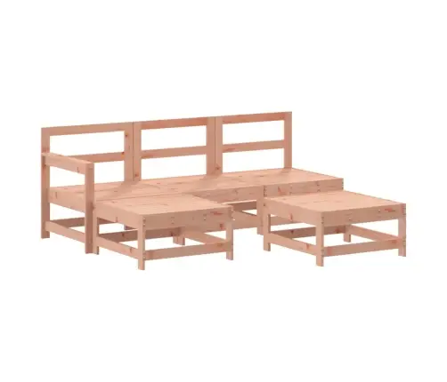 5-Daļīgs Dārza Atpūtas Mēbeļu Komplekts Duglasa Egles Masīvkoks Vidaxl