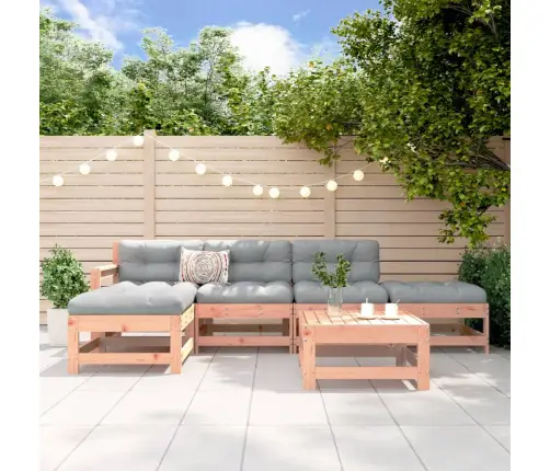 6-Daļīgs Dārza Mēbeļu Komplekts, Duglasa Egles Masīvkoks Vidaxl