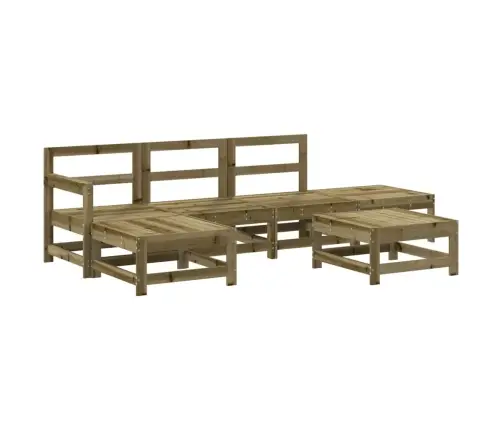 6-Osaline Aiamööbli Komplekt, Immutatud Männipuit