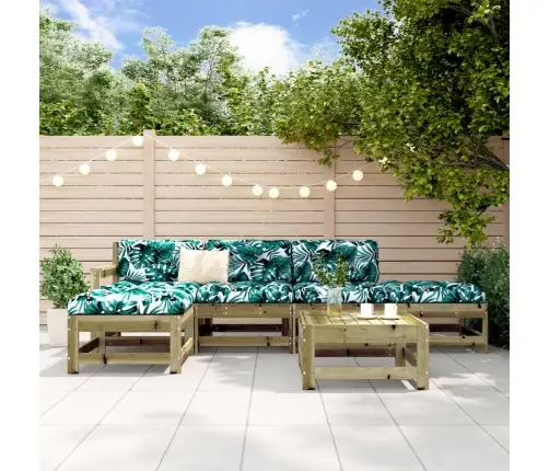 6-Osaline Aiamööbli Komplekt, Immutatud Männipuit