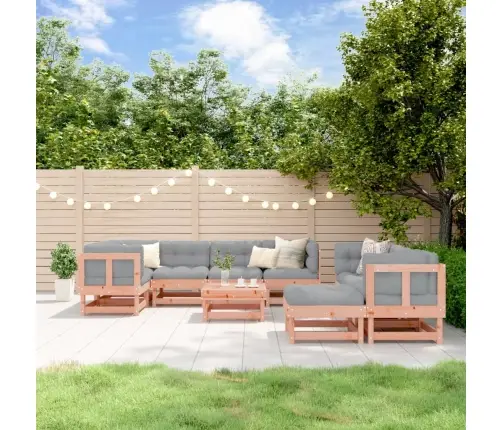 10-Daļīgs Dārza Mēbeļu Komplekts, Duglasa Egles Masīvkoks Vidaxl