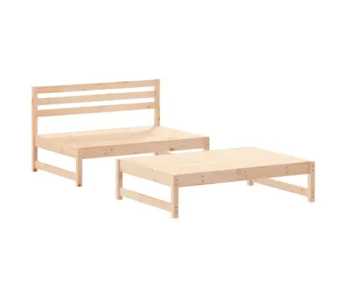 2-Daļīgs Dārza Atpūtas Mēbeļu Komplekts, Priedes Masīvkoks Vidaxl