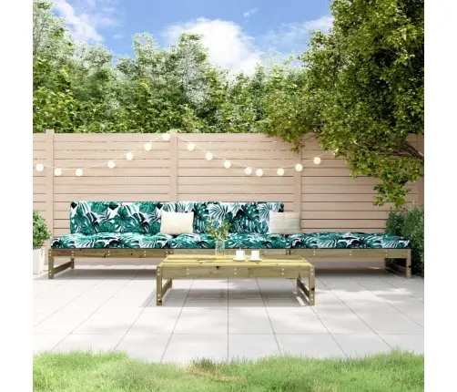 4-Daļīgs Dārza Mēbeļu Komplekts, Impregnēts Priedes Koks Vidaxl