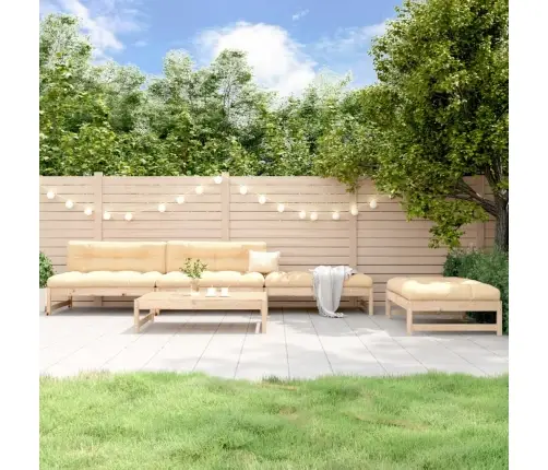 5-Daļīgs Dārza Atpūtas Mēbeļu Komplekts, Priedes Masīvkoks Vidaxl