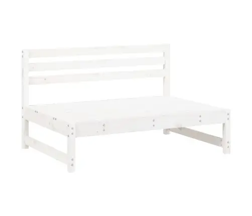 5-Osaline Aiamööbli Komplekt, Valge, Männipuit