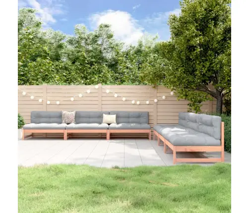 6-Osaline Aiamööbli Komplekt, Ebatsuuga Puit